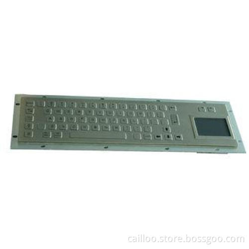 68 key Panel Mount Industrial Keyboard With Touchpad , IP65